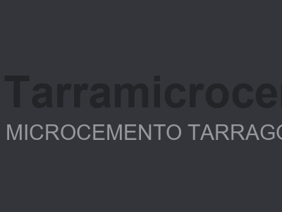 Tarramicrocemento Microcemento Tarragona